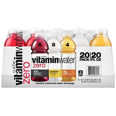 VitaminWater Zero Variety Pack 20 fl. oz. 20 pk. I23598