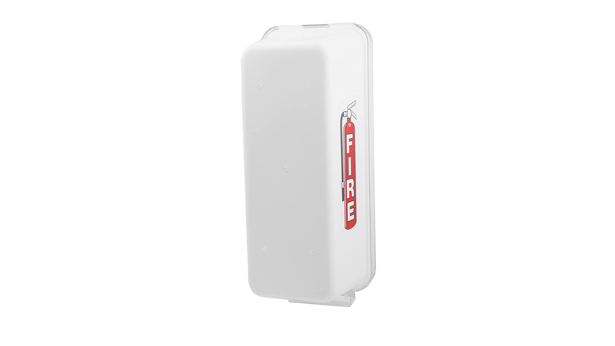 White Surface-Mounted Fire Extinguisher Cabinet 3 Pack F9696