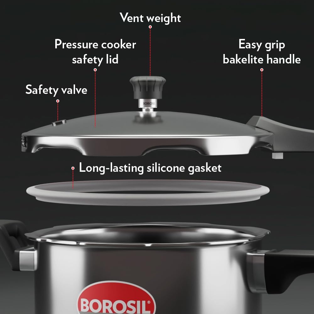 3 L Stainless Steel Pressure Cooker C9039