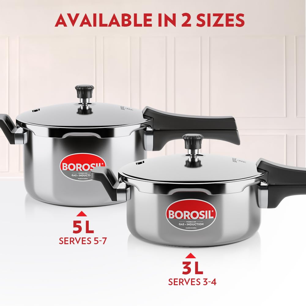 3 L Stainless Steel Pressure Cooker C9039