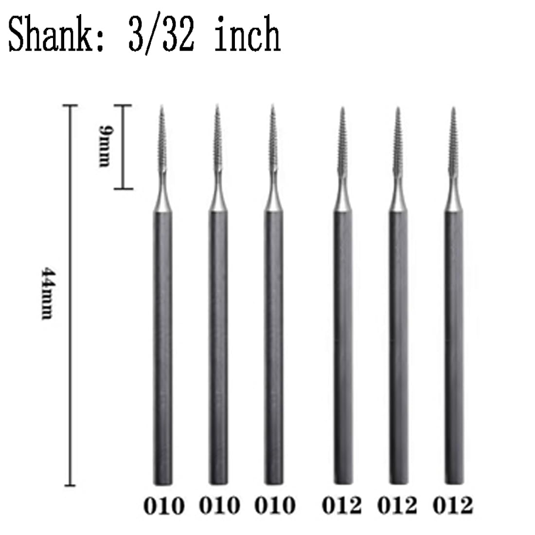 3/32'' Shank Cone Cross Cut Burr T149541