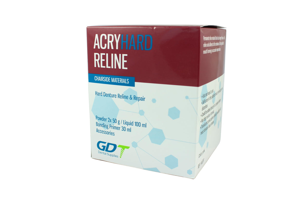 Hard Denture Reline Kit, Acrylic-Based, Self-Curing, Translucent Pink T2774