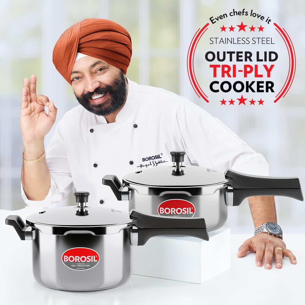 3 L Stainless Steel Pressure Cooker C9039