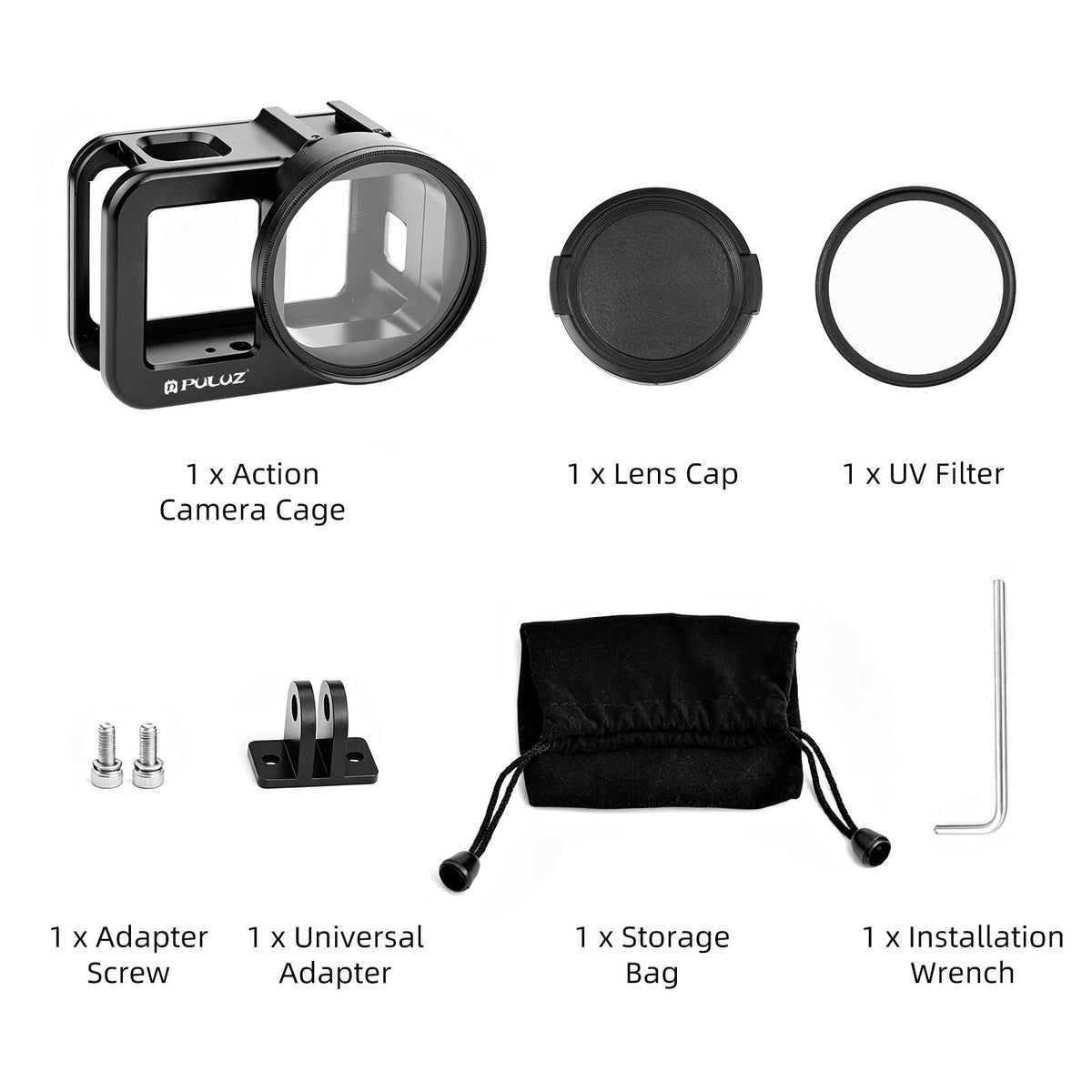 Aluminum Alloy Cage with UV Lens H206