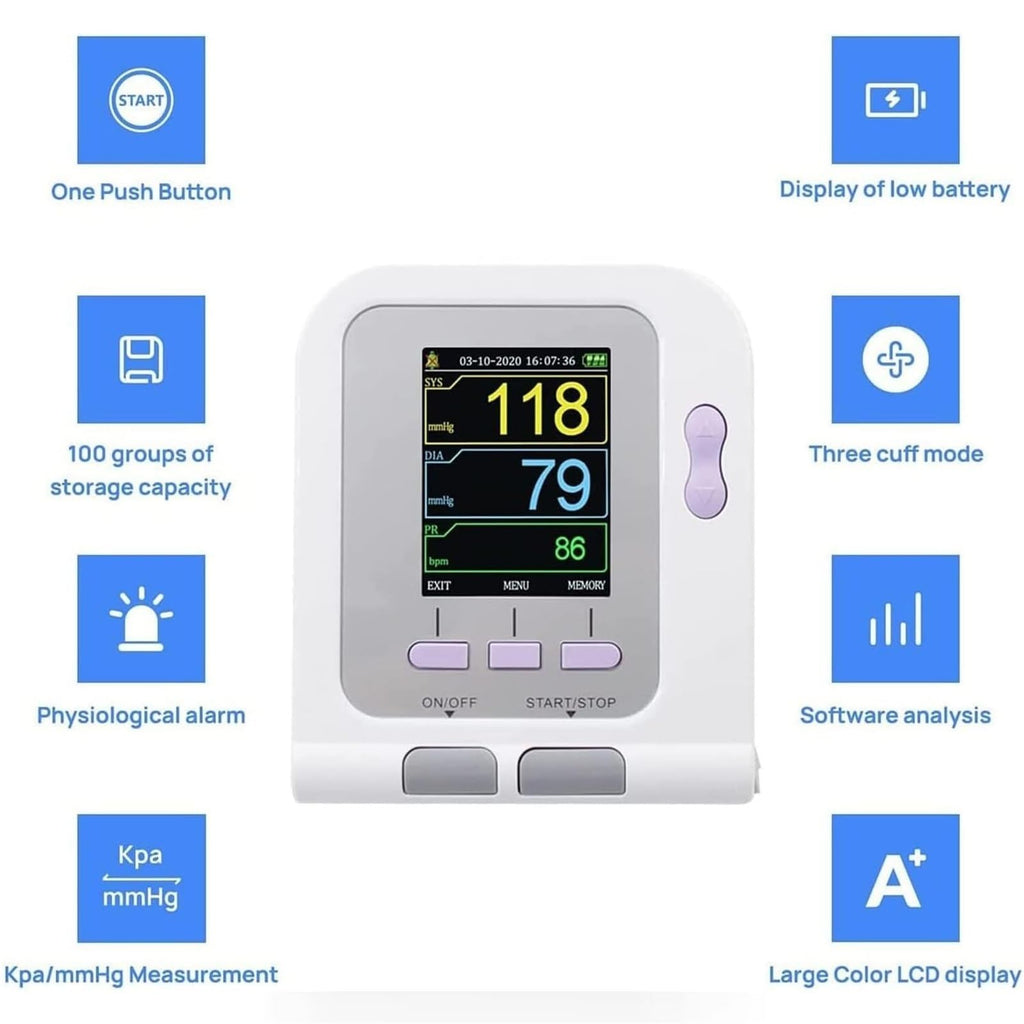 Pet Blood Pressure Monitor with 3 Cuffs O400