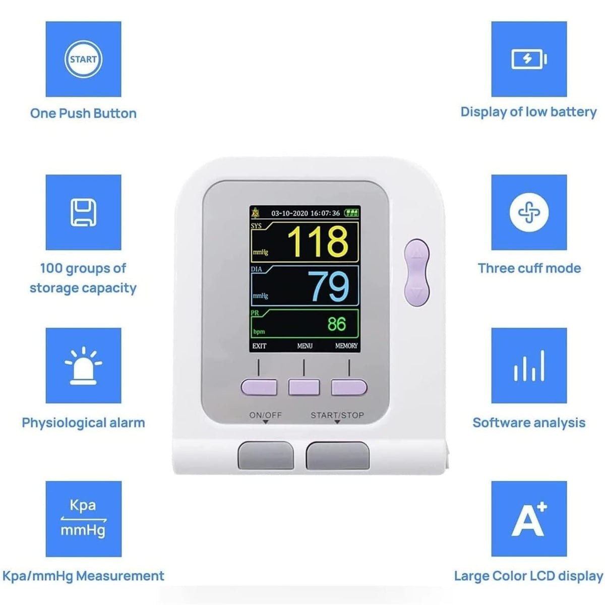 Pet Blood Pressure Monitor with 3 Cuffs O400