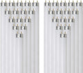 25W 2300 Lumen 3500K Neutral White T8 Fluorescent Tube Light Bulb Pack of 30 C21720