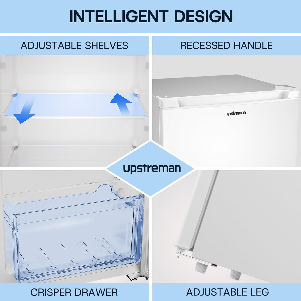 7.0 Cu.Ft Upright Freezer White U782