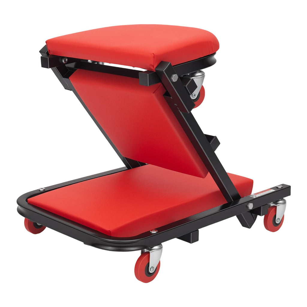 40" Foldable Rolling Creeper Seat 450lbs Y51057