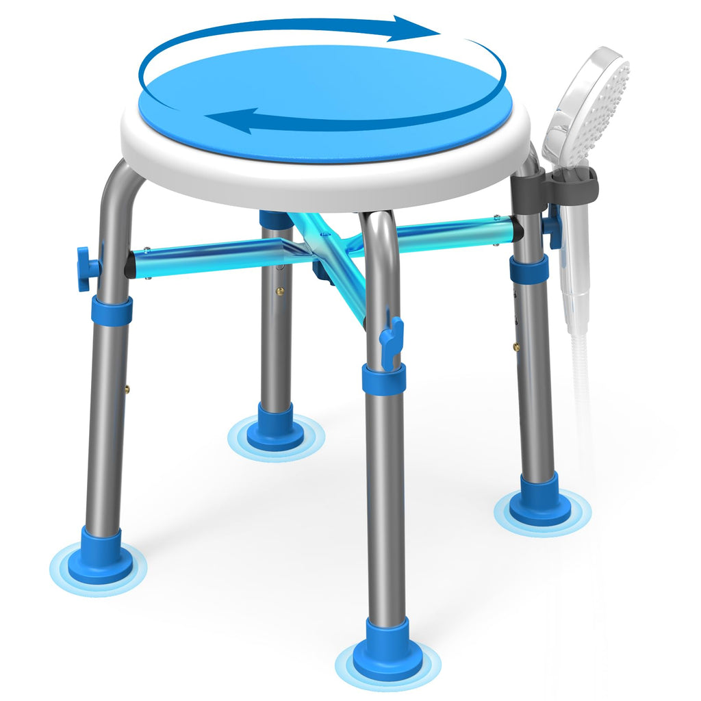 Swivel Shower Chair with Reinforced Crossing Bar O345