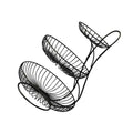 Black 3-Tier Iron Fruit Basket L1626