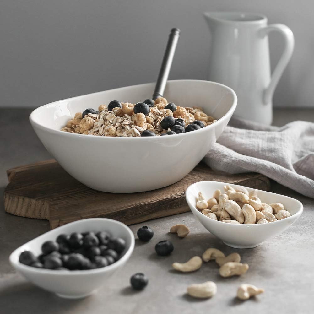 9.25" Oval Serving Bowls Set of 4 C933194