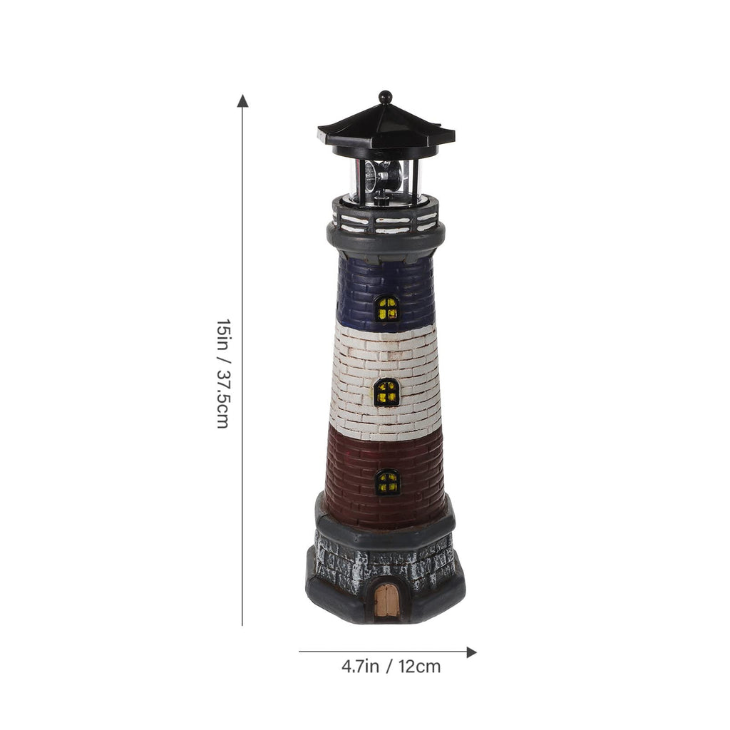 Solar Powered Lighthouse Garden Light F87163
