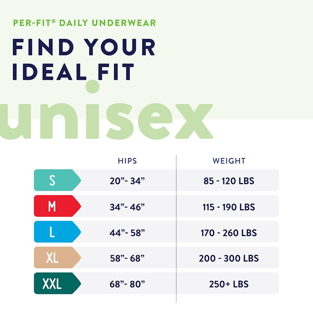 Medium 80 ct Daily Underwear O8781