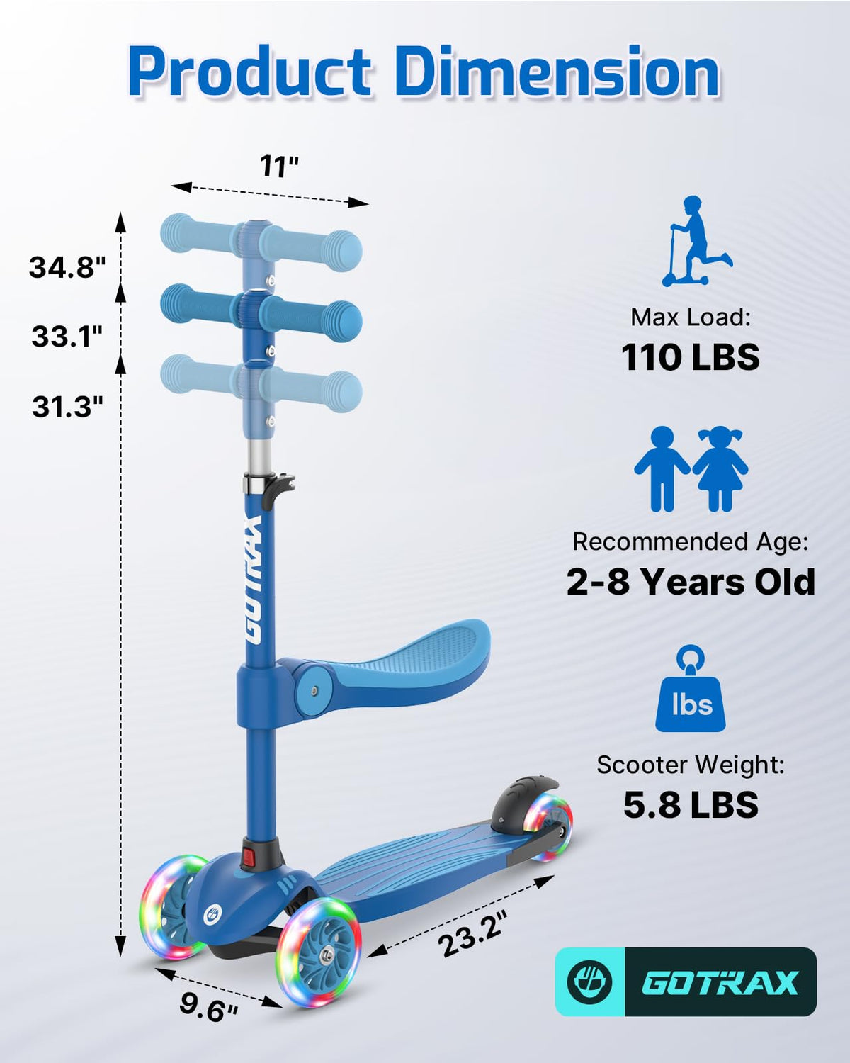 Kick Scooter with Seat B35688