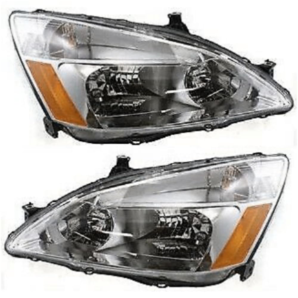 Headlight Set Left Right Clear Lens J4381