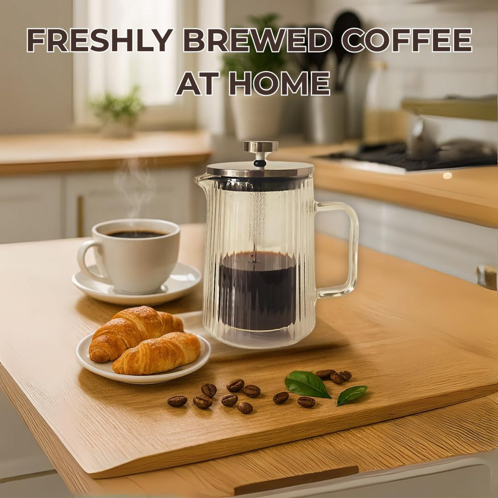 Glass French Press Coffee Maker 34oz J6107