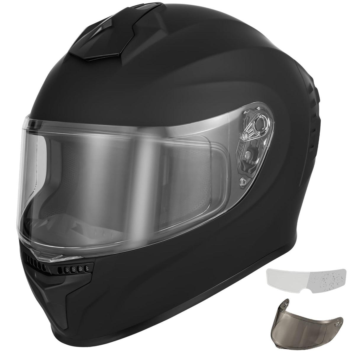 Full Face Motorcycle Helmet with Dual Visors Q5413
