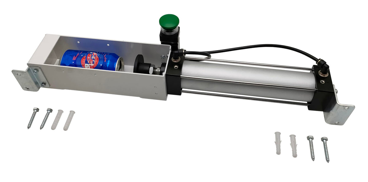 Wall Mounted Can Crusher With Pneumatic Cylinder J731336