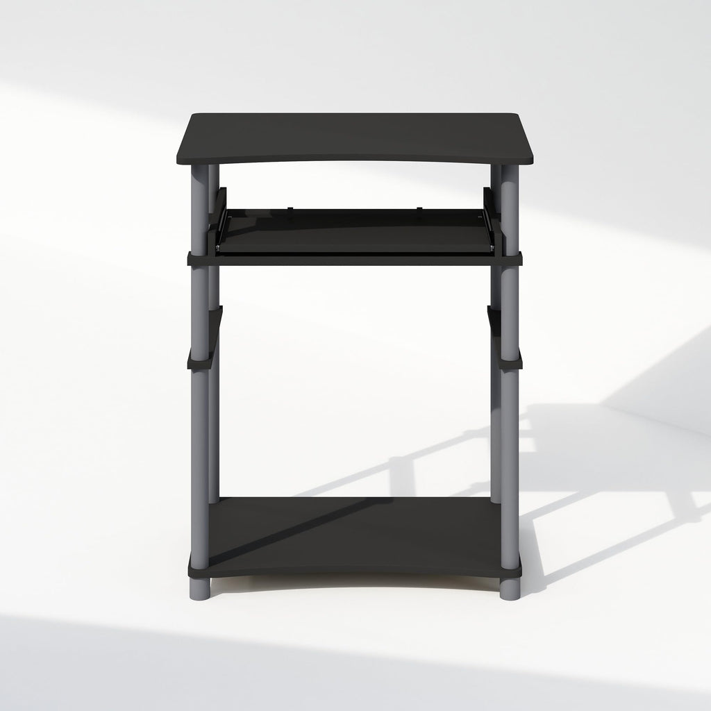Black Desk with Keyboard Tray Q692469