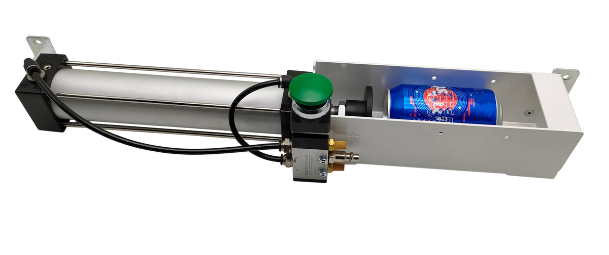 Wall Mounted Can Crusher With Pneumatic Cylinder J731336