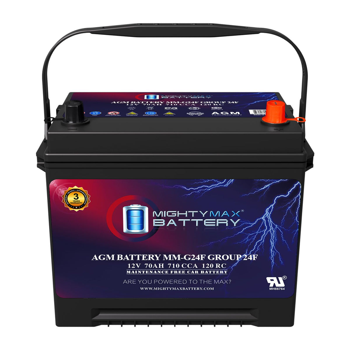 12V 70Ah AGM Replacement Battery A923479