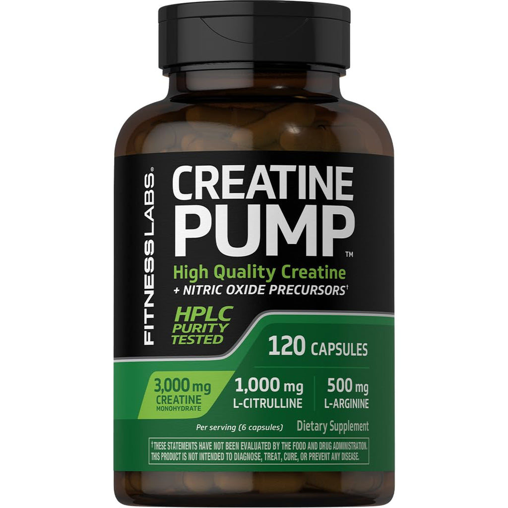 Creatine Monohydrate Capsules 3000mg 120 Count K3142