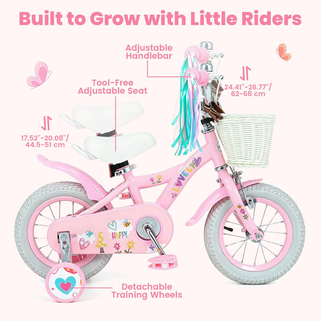 12 14 16 18 Inch Kids Bike with Training Wheels S3897
