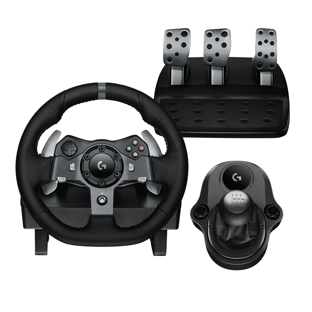 Racing Wheel and Pedals with Shifter - Black T993