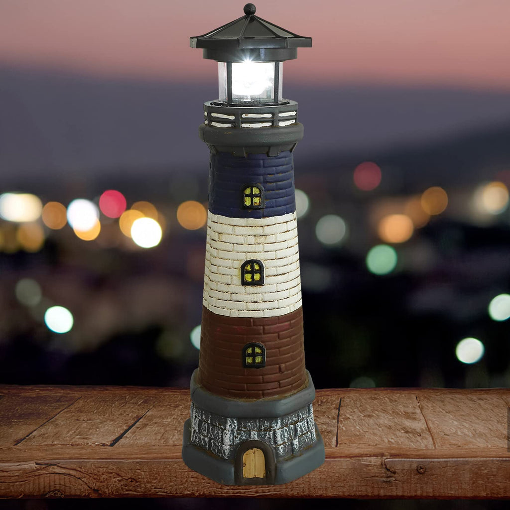 Solar Powered Lighthouse Garden Light F87163