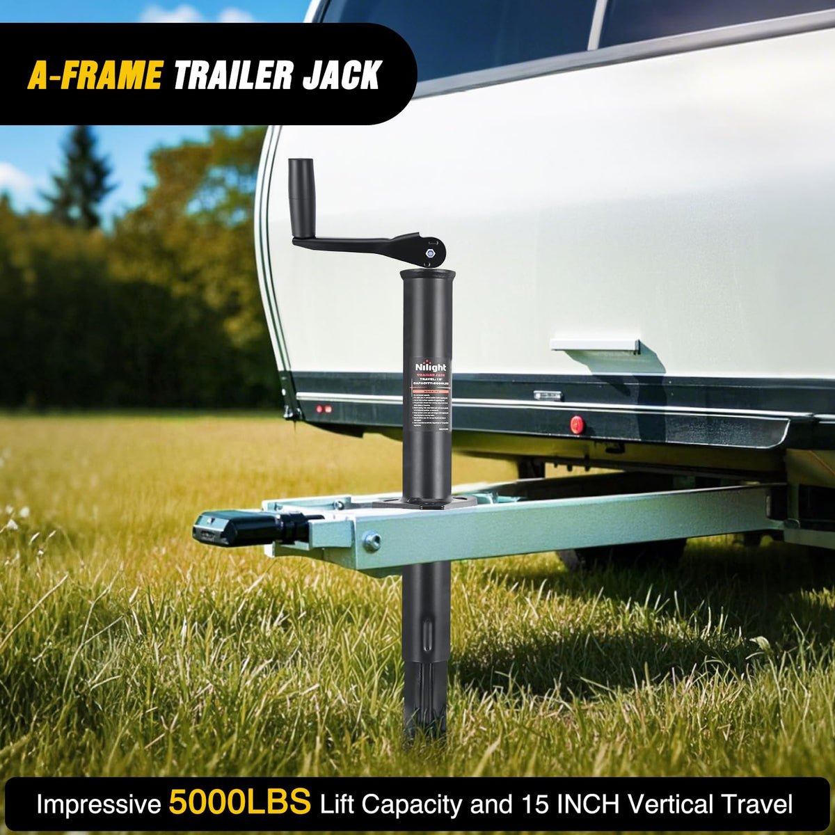 5000 lbs A-Frame Trailer Tongue Jack I246