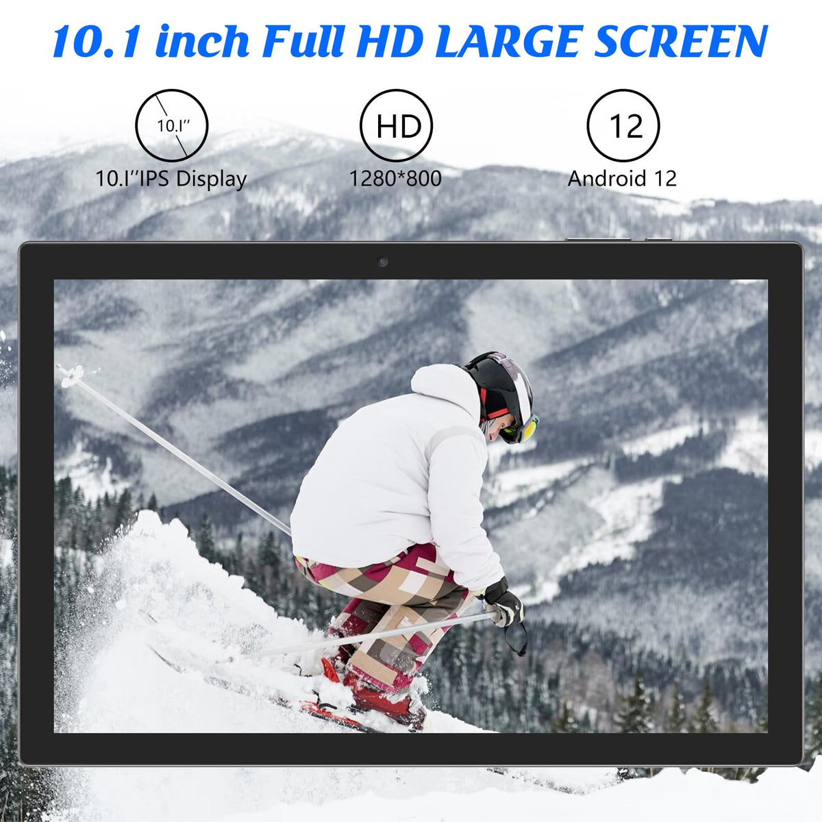10 inch Tablet with Keyboard 2 in 1 Android 15 8GB+32GB 6000mAh P536762