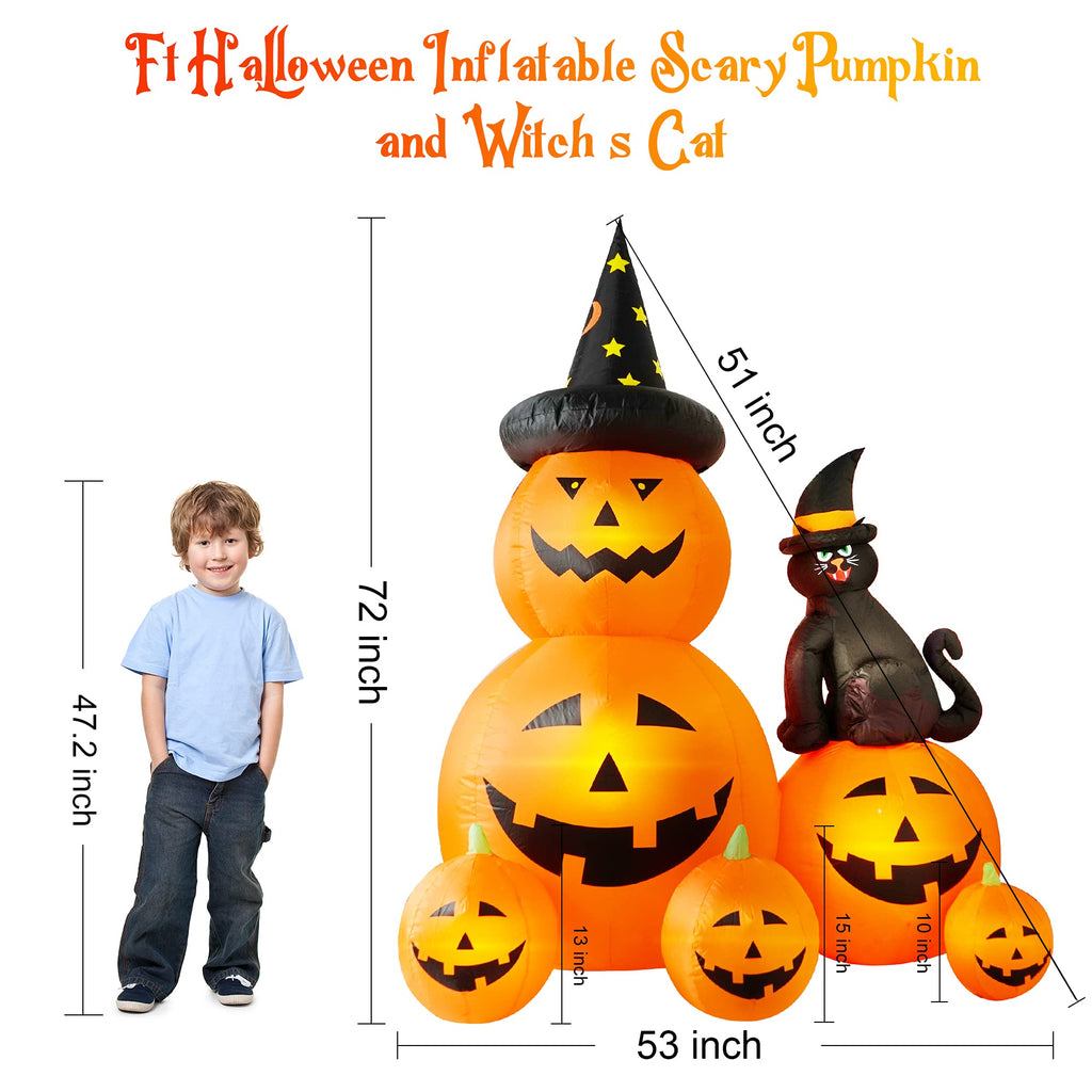 6 FT Halloween Inflatable Outdoor Decor L771