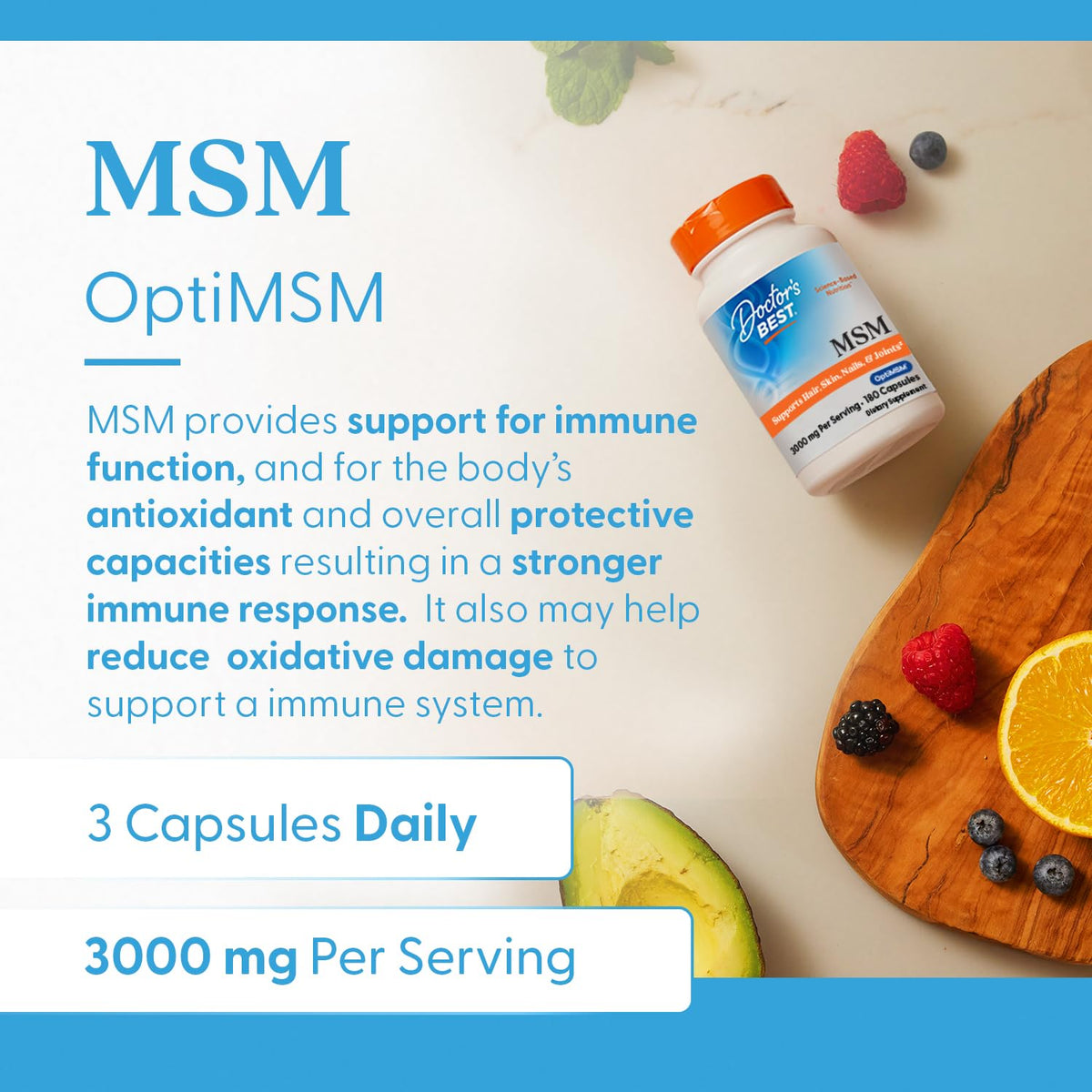 MSM Supplement Capsules F478818