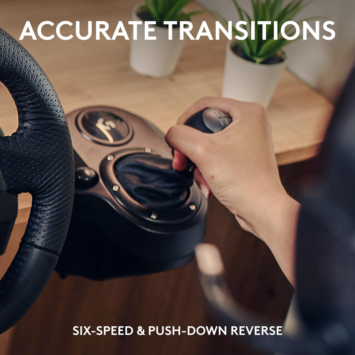 Racing Wheel and Pedals with Shifter - Black T993