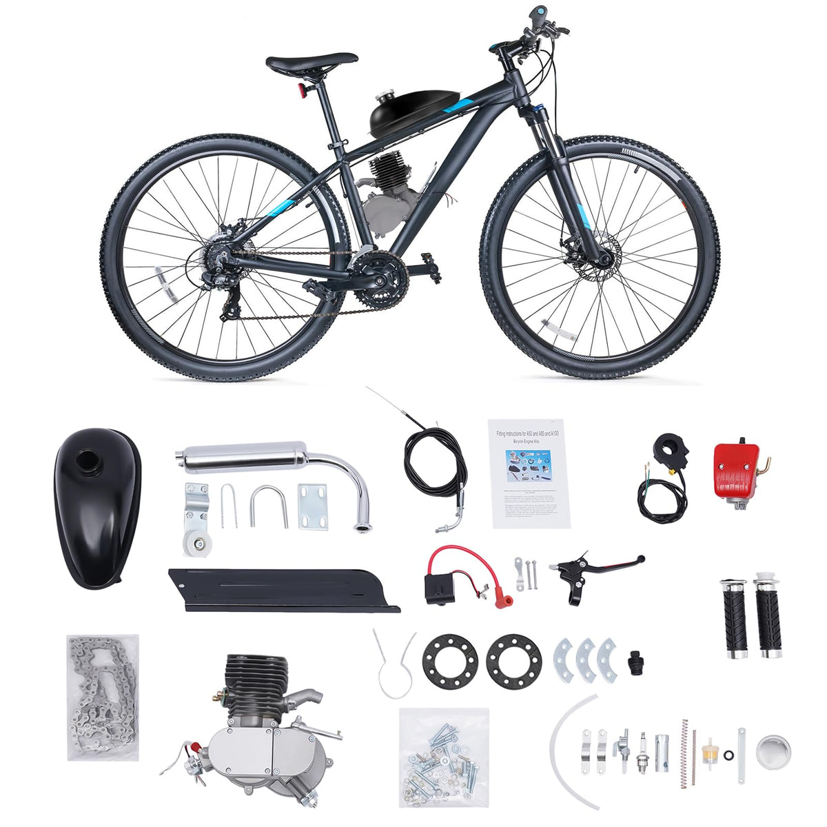 2 Stroke Bike Engine Kit with 36 Tooth Sprocket A639