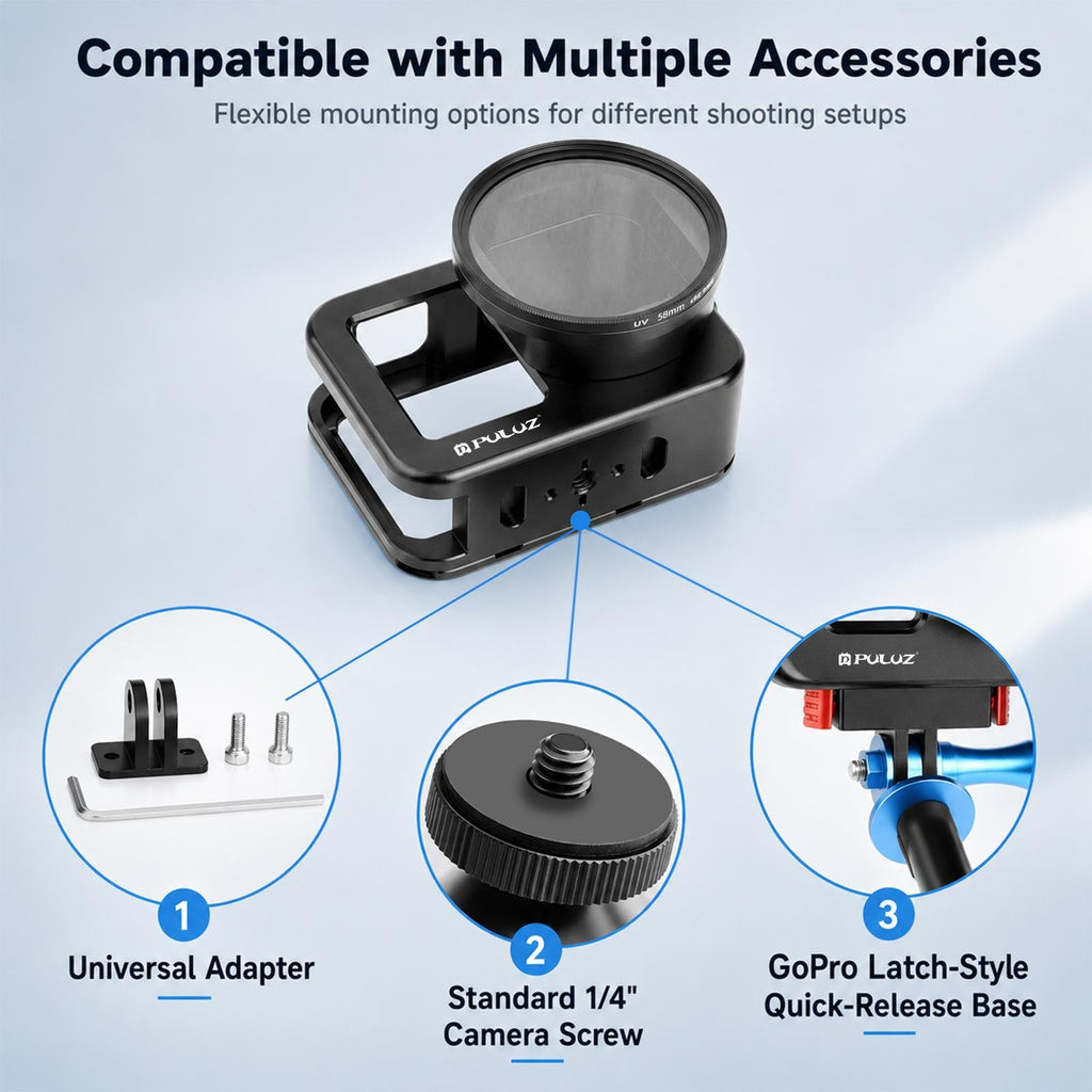 Aluminum Alloy Cage with UV Lens H206