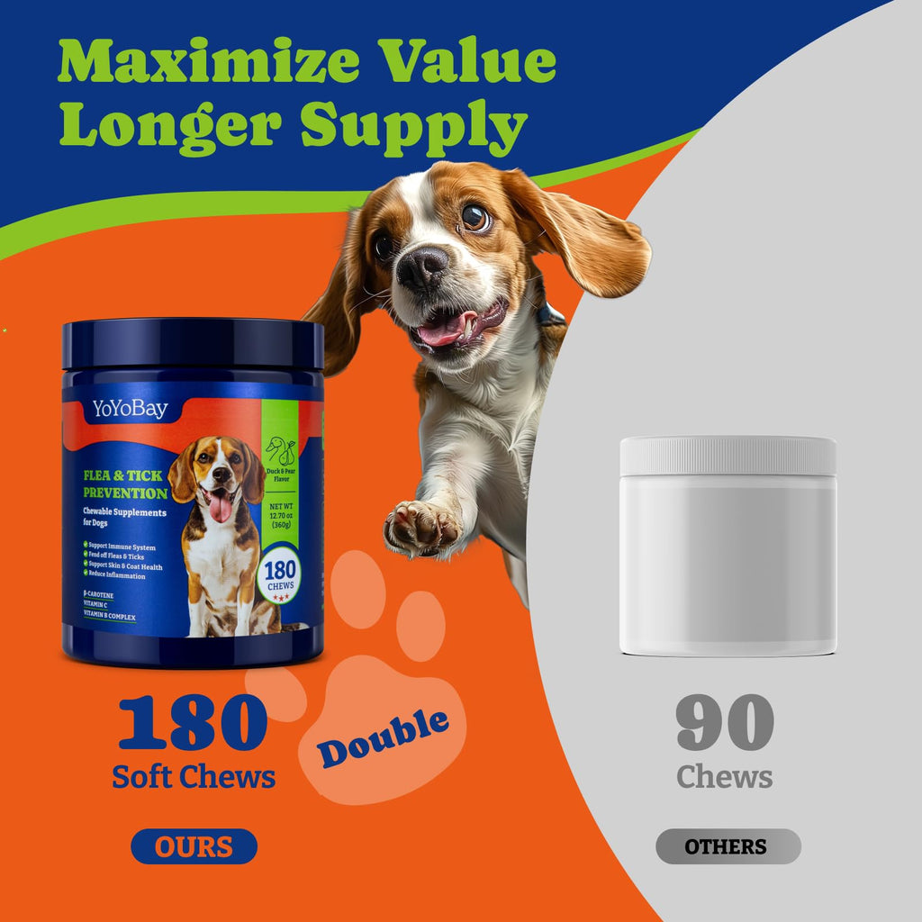 Dog Flea & Tick Prevention Chewables B4982