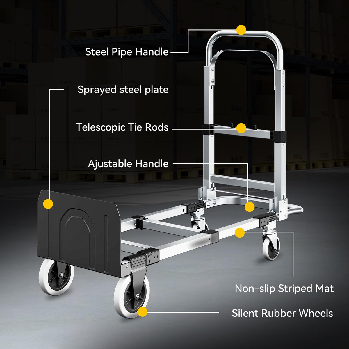 3-in-1 Convertible Dolly Cart J8661