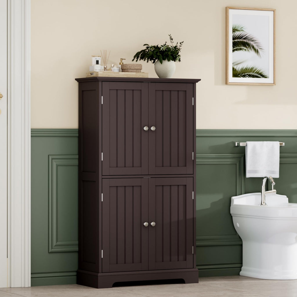 Bathroom Floor Cabinet with Adjustable Shelves C2419