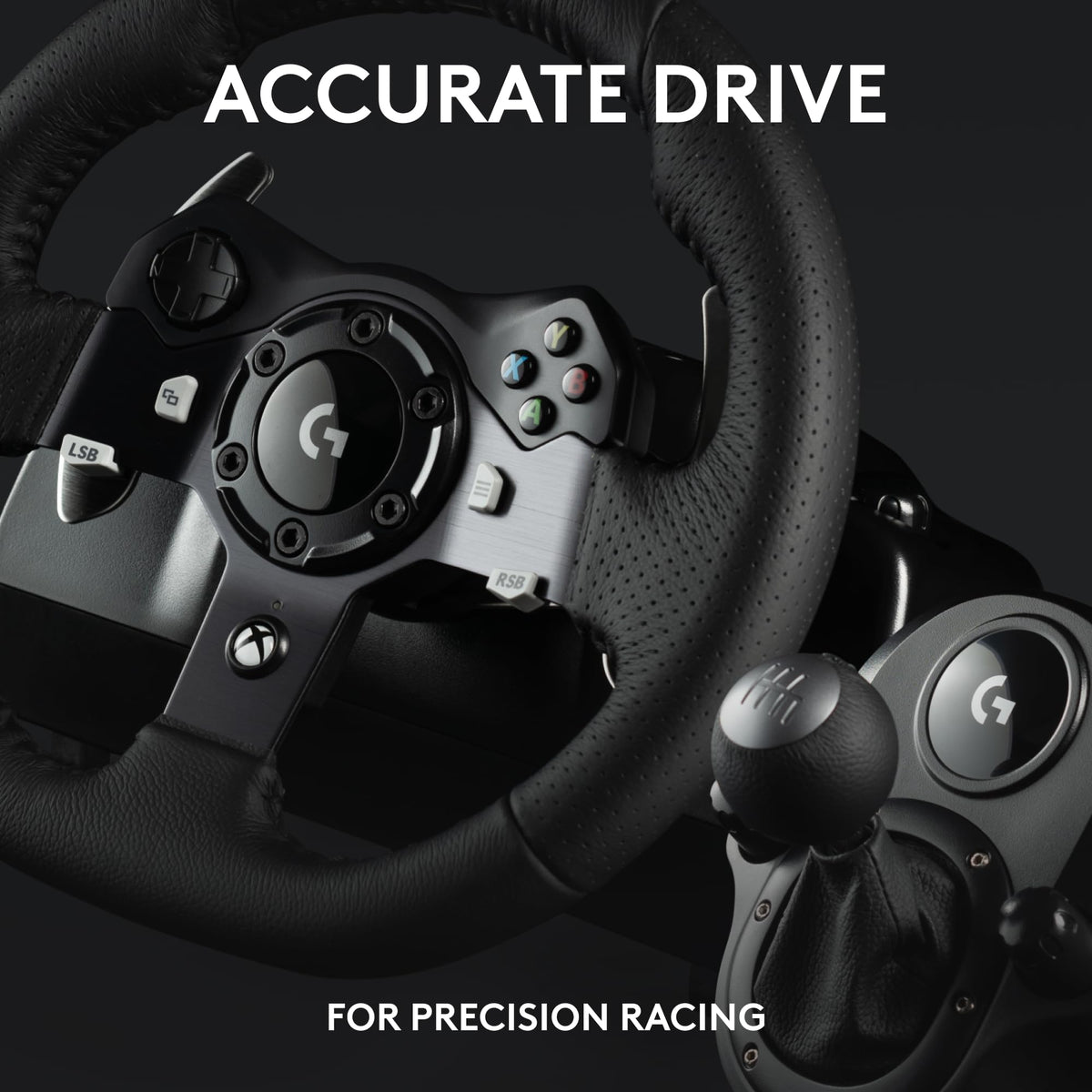 Racing Wheel and Pedals with Shifter - Black T993