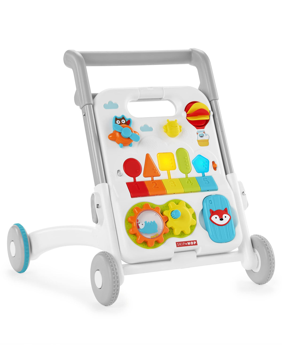 4-in-1 Sit to Stand Baby Walker with 40+ Activities E486
