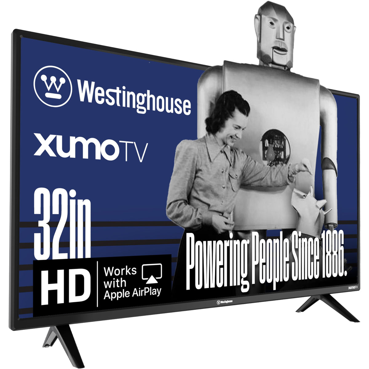 32-inch HD Smart Flat Screen TV with Voice Remote W4466