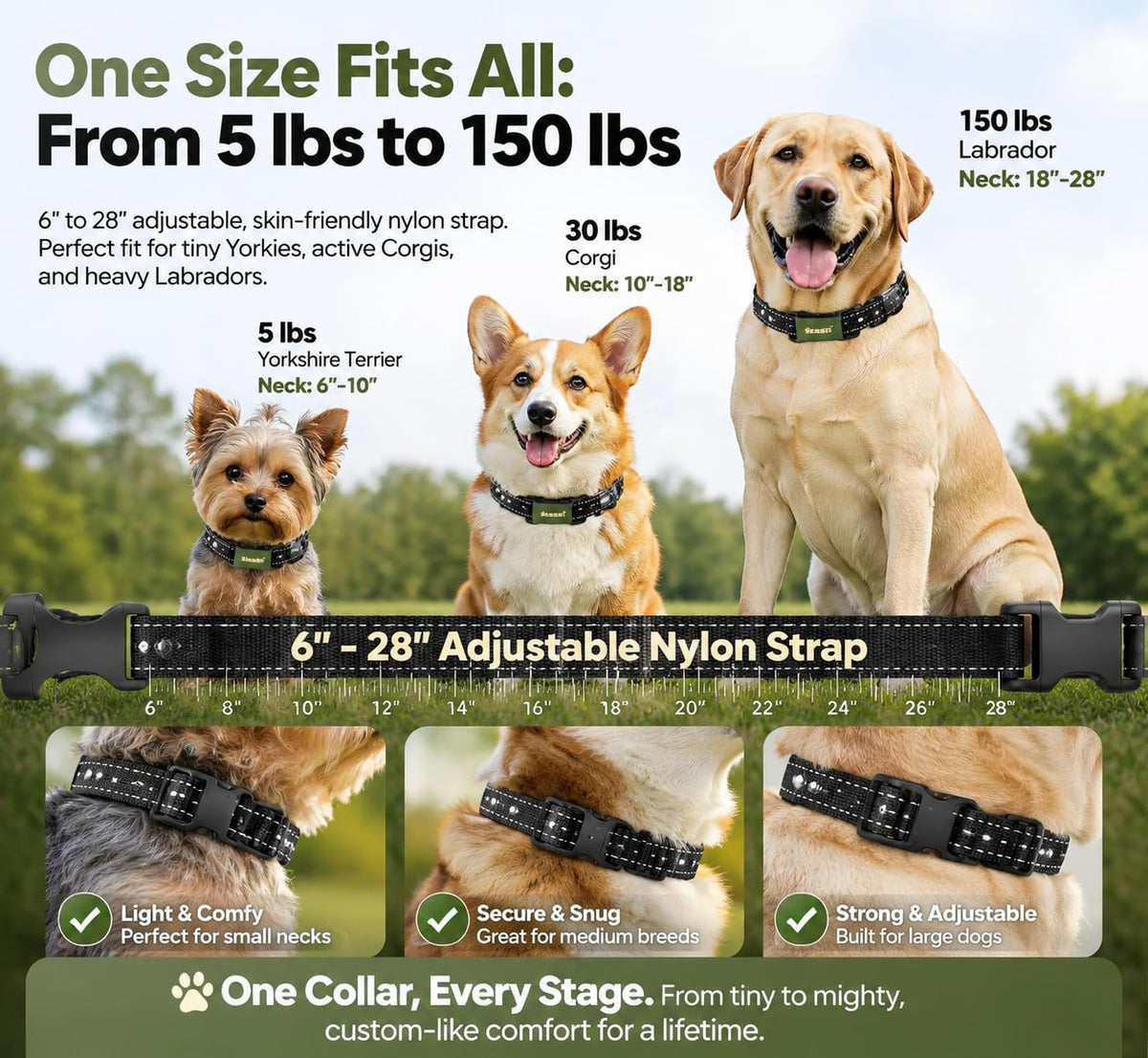 Green Remote Control Training Collar Q7759