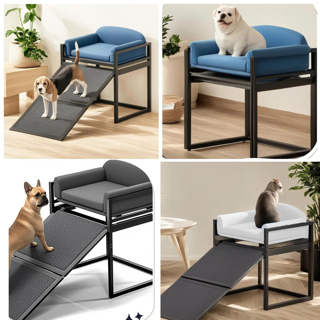Extra Wide Non Slip Dog Stairs with Wheels H6263