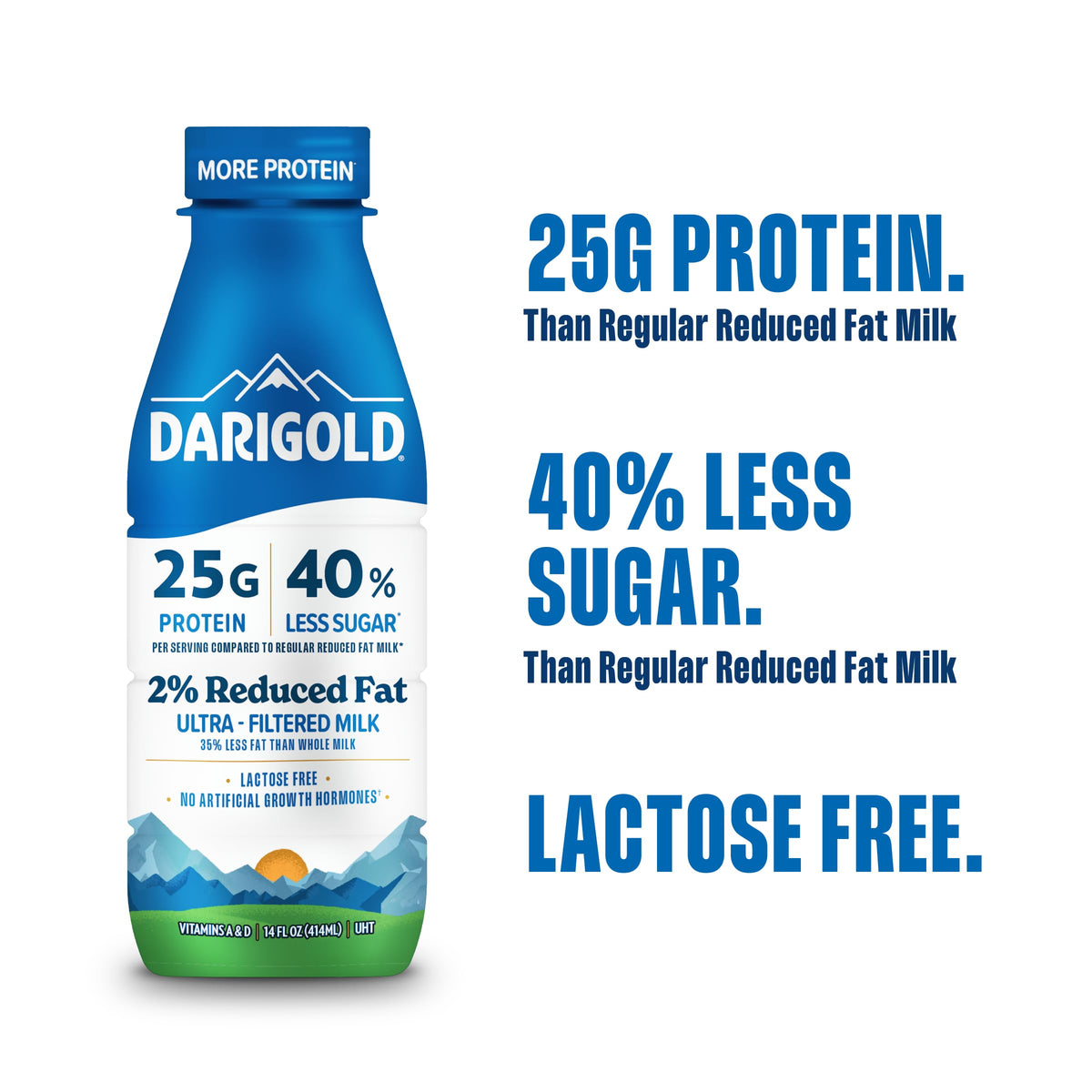 2 Percent High Protein Low Fat Lactose Free Milk 14oz 12 Pack T712112
