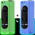 Silicone Remote Case 2pcs Nightglow Green and Blue W117