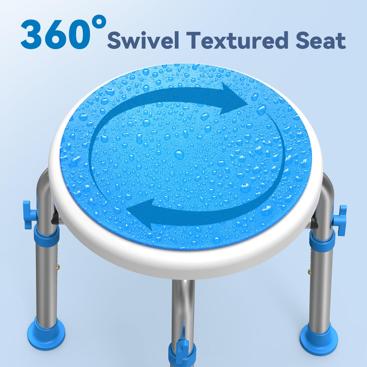 Swivel Shower Chair with Reinforced Crossing Bar O345