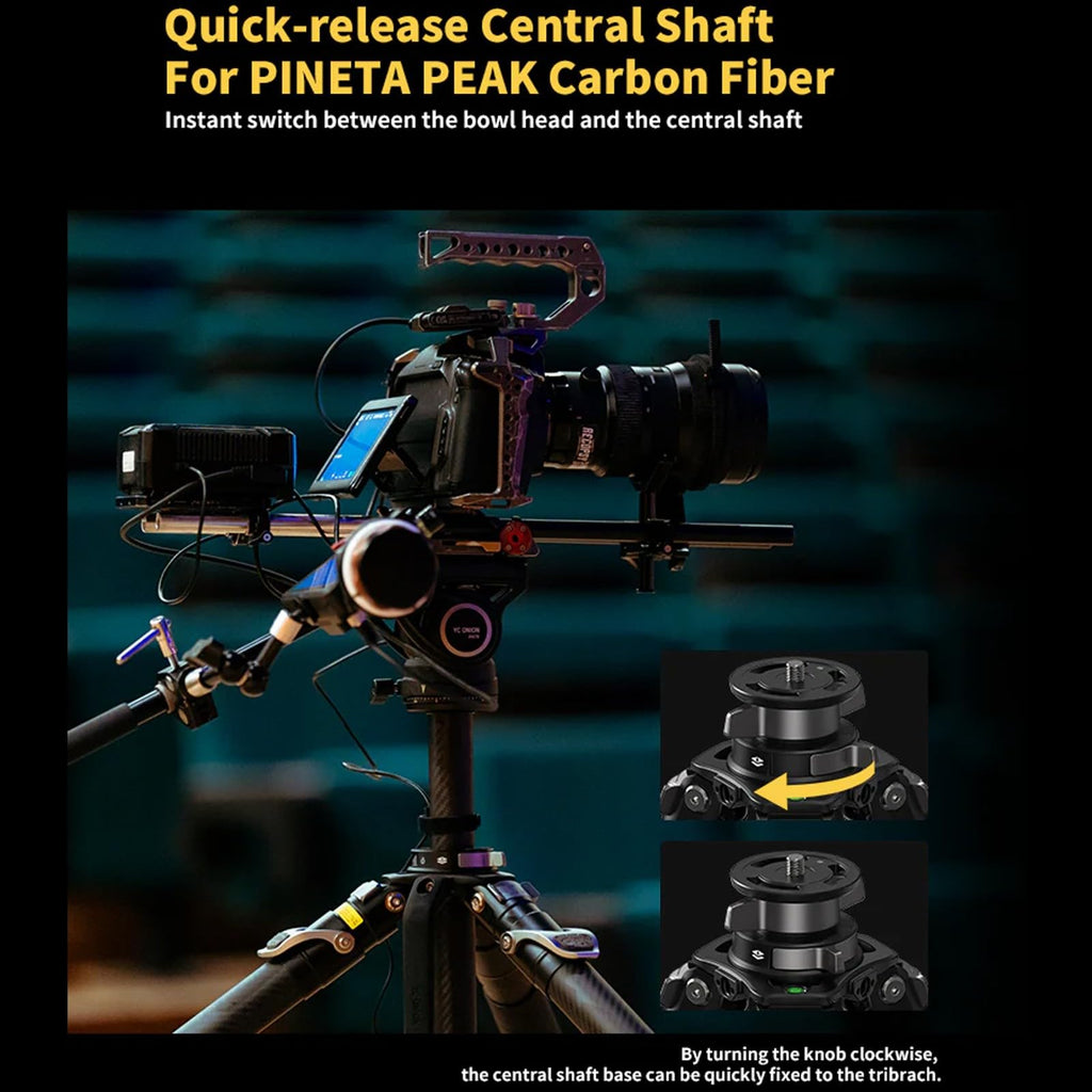 Carbon Fiber Tripod with 75mm Bowl Head and Fluid Head K33865