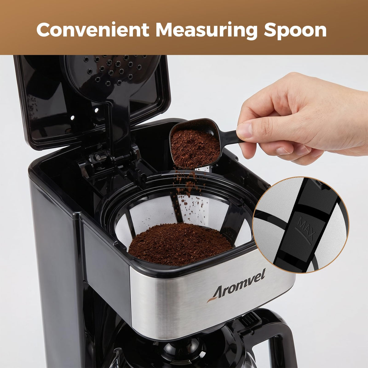 12-Cup Programmable Drip Coffee Maker with Glass Carafe K6346